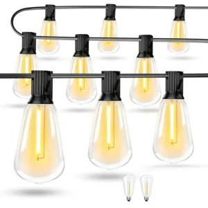 LED Outdoor String Lights, Waterproof