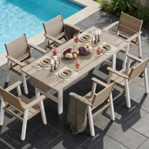 7-Piece Patio Table and Chairs Set