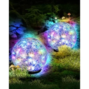 Garden Solar Ball Lights Outdoor Waterproof